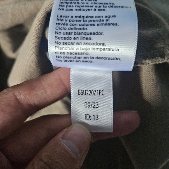 PSYCHO BUNNY Men's Relaxed Fit Oversized Tee Antique Taupe Size 5 / Medium - Picture 9 of 10